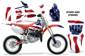 Dirt Bike Graphics Kit MX Decal Wrap For Honda CR80 CR 80 1996-2002 USA FLAG-atv motorcycle utv parts accessories gear helmets jackets gloves pantsAll Terrain Depot