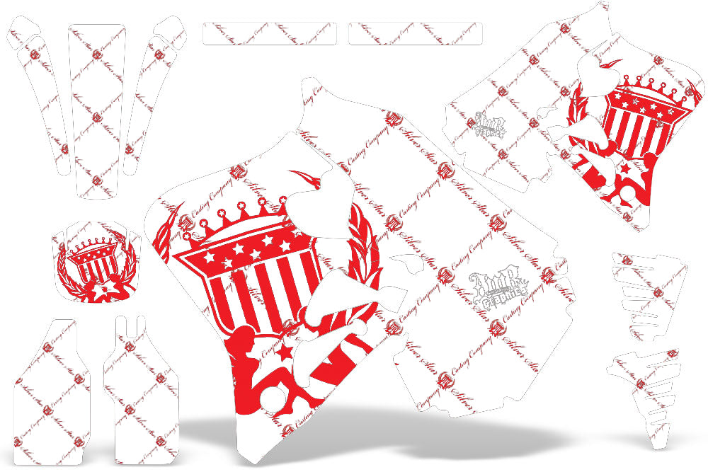 Dirt Bike Graphics Kit Decal Wrap For Honda CR125 1995-1997 CR250 1995-1996 RELOADED RED WHITE-atv motorcycle utv parts accessories gear helmets jackets gloves pantsAll Terrain Depot