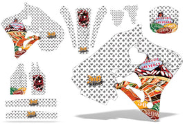 Dirt Bike Graphics Kit Decal Wrap For Honda CR125 1995-1997 CR250 1995-1996 VEGAS WHITE-atv motorcycle utv parts accessories gear helmets jackets gloves pantsAll Terrain Depot