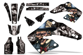 Dirt Bike Graphics Kit MX Decal Wrap For Honda CR125 CR250 2000-2001 HATTER SILVER BLACK-atv motorcycle utv parts accessories gear helmets jackets gloves pantsAll Terrain Depot