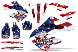 Dirt Bike Graphics Kit Decal Wrap For Honda CR125 1998-1999 CR250 1997-1999 USA SINS-atv motorcycle utv parts accessories gear helmets jackets gloves pantsAll Terrain Depot