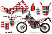 Load image into Gallery viewer, Dirt Bike Graphics Kit Decal Sticker Wrap For Honda CRF250L 2013-2016 ARGYLE RED-atv motorcycle utv parts accessories gear helmets jackets gloves pantsAll Terrain Depot