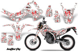 Graphics Kit Decal Sticker Wrap + # Plates For Honda CRF250L 2013-2016 BUTTERFLIES RED WHITE