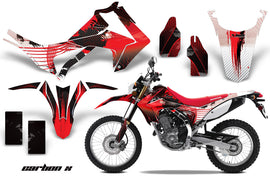 Dirt Bike Graphics Kit Decal Sticker Wrap For Honda CRF250L 2013-2016 CARBONX RED-atv motorcycle utv parts accessories gear helmets jackets gloves pantsAll Terrain Depot