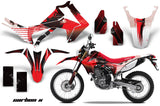 Dirt Bike Graphics Kit Decal Sticker Wrap For Honda CRF250L 2013-2016 CARBONX RED