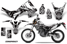Load image into Gallery viewer, Dirt Bike Graphics Kit Decal Sticker Wrap For Honda CRF250L 2013-2016 CONSPIRACY WHITE-atv motorcycle utv parts accessories gear helmets jackets gloves pantsAll Terrain Depot