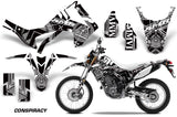 Dirt Bike Graphics Kit Decal Sticker Wrap For Honda CRF250L 2013-2016 CONSPIRACY WHITE