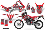 Dirt Bike Graphics Kit Decal Sticker Wrap For Honda CRF250L 2013-2016 DEADEN RED