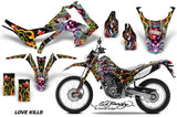 Dirt Bike Graphics Kit Decal Sticker Wrap For Honda CRF250L 2013-2016 EDHLK BLACK