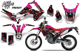 Dirt Bike Graphics Kit Decal Sticker Wrap For Honda CRF250L 2013-2016 FRENZY RED-atv motorcycle utv parts accessories gear helmets jackets gloves pantsAll Terrain Depot