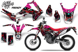 Dirt Bike Graphics Kit Decal Sticker Wrap For Honda CRF250L 2013-2016 FRENZY RED