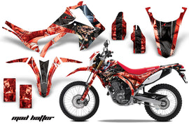 Dirt Bike Graphics Kit Decal Sticker Wrap For Honda CRF250L 2013-2016 HATTER RED BLACK-atv motorcycle utv parts accessories gear helmets jackets gloves pantsAll Terrain Depot
