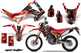 Dirt Bike Graphics Kit Decal Sticker Wrap For Honda CRF250L 2013-2016 HATTER RED BLACK