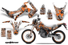 Load image into Gallery viewer, Graphics Kit Decal Sticker Wrap + # Plates For Honda CRF250L 2013-2016 MELTDOWN ORANGE SILVER-atv motorcycle utv parts accessories gear helmets jackets gloves pantsAll Terrain Depot