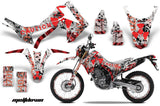 Dirt Bike Graphics Kit Decal Sticker Wrap For Honda CRF250L 2013-2016 MELTDOWN RED WHITE