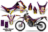 Dirt Bike Graphics Kit Decal Sticker Wrap For Honda CRF250L 2013-2016 MOTO MANDY PURPLE