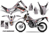 Dirt Bike Graphics Kit Decal Sticker Wrap For Honda CRF250L 2013-2016 WARHAWK BLACK