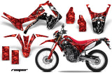 Dirt Bike Graphics Kit Decal Sticker Wrap For Honda CRF250L 2013-2016 REAPER RED