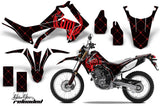 Dirt Bike Graphics Kit Decal Sticker Wrap For Honda CRF250L 2013-2016 RELOADED RED BLACK