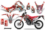 Dirt Bike Graphics Kit Decal Sticker Wrap For Honda CRF250L 2013-2016 TSUNAMI RED