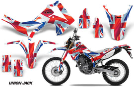Dirt Bike Graphics Kit Decal Sticker Wrap For Honda CRF250L 2013-2016 UNION JACK-atv motorcycle utv parts accessories gear helmets jackets gloves pantsAll Terrain Depot