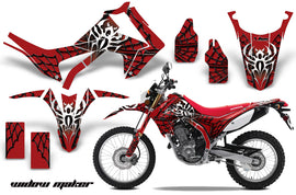Dirt Bike Graphics Kit Decal Sticker Wrap For Honda CRF250L 2013-2016 WIDOW BLACK RED-atv motorcycle utv parts accessories gear helmets jackets gloves pantsAll Terrain Depot