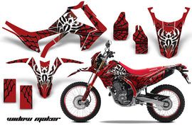 Graphics Kit Decal Sticker Wrap + # Plates For Honda CRF250L 2013-2016 WIDOW BLACK RED-atv motorcycle utv parts accessories gear helmets jackets gloves pantsAll Terrain Depot