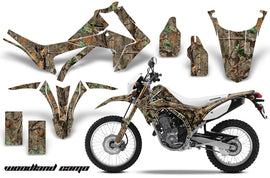 Dirt Bike Graphics Kit Decal Sticker Wrap For Honda CRF250L 2013-2016 WOODLAND CAMO-atv motorcycle utv parts accessories gear helmets jackets gloves pantsAll Terrain Depot