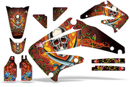 Dirt Bike Graphics Kit Decal Sticker Wrap For Honda CRF450R 2002-2004 EDHP RED-atv motorcycle utv parts accessories gear helmets jackets gloves pantsAll Terrain Depot