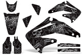 Dirt Bike Graphics Kit Decal Sticker Wrap For Honda CRF450R 2002-2004 HISH SILVER
