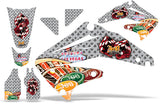 Dirt Bike Graphics Kit Decal Sticker Wrap For Honda CRF450R 2002-2004 VEGAS SILVER