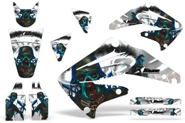 Dirt Bike Graphics Kit Decal Sticker Wrap For Honda CRF450R 2002-2004 ZOMBIE WHITE-atv motorcycle utv parts accessories gear helmets jackets gloves pantsAll Terrain Depot