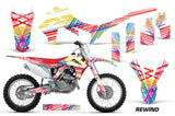 Dirt Bike Graphics Kit Decal Sticker Wrap For Honda CRF250R 2014-2017 REWIND