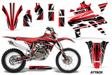 Dirt Bike Decal Graphics Kit Sticker Wrap For Honda CRF450X 2005-2016 ATTACK RED