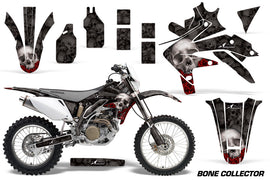 Dirt Bike Decal Graphics Kit Sticker Wrap For Honda CRF450X 2005-2016 BONES BLACK-atv motorcycle utv parts accessories gear helmets jackets gloves pantsAll Terrain Depot