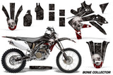 Dirt Bike Decal Graphics Kit Sticker Wrap For Honda CRF450X 2005-2016 BONES BLACK