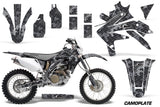 Dirt Bike Decal Graphics Kit Sticker Wrap For Honda CRF450X 2005-2016 CAMOPLATE BLACK