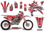 Decal Graphics Kit Sticker Wrap + # Plates For Honda CRF450X 2005-2016 DEADEN RED