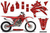 Dirt Bike Decal Graphics Kit Sticker Wrap For Honda CRF450X 2005-2016 DIGICAMO RED