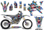 Dirt Bike Decal Graphics Kit Sticker Wrap For Honda CRF450X 2005-2016 EDHLK BLUE