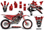 Decal Graphics Kit Sticker Wrap + # Plates For Honda CRF450X 2005-2016 REAPER RED