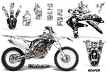 Dirt Bike Decal Graphics Kit Sticker Wrap For Honda CRF450X 2005-2016 REAPER WHITE