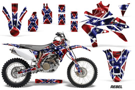 Dirt Bike Decal Graphics Kit Sticker Wrap For Honda CRF450X 2005-2016 REBEL-atv motorcycle utv parts accessories gear helmets jackets gloves pantsAll Terrain Depot