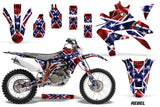 Dirt Bike Decal Graphics Kit Sticker Wrap For Honda CRF450X 2005-2016 REBEL