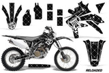 Dirt Bike Decal Graphics Kit Sticker Wrap For Honda CRF450X 2005-2016 RELOADED WHITE BLACK