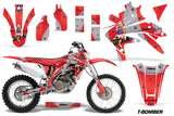 Dirt Bike Decal Graphics Kit Sticker Wrap For Honda CRF450X 2005-2016 TBOMBER RED