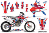 Dirt Bike Decal Graphics Kit Sticker Wrap For Honda CRF450X 2005-2016 UNION JACK