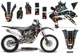 Dirt Bike Decal Graphics Kit Sticker Wrap For Honda CRF450X 2005-2016 WW2 BOMBER-atv motorcycle utv parts accessories gear helmets jackets gloves pantsAll Terrain Depot