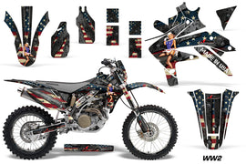 Decal Graphics Kit Sticker Wrap + # Plates For Honda CRF450X 2005-2016 WW2 BOMBER-atv motorcycle utv parts accessories gear helmets jackets gloves pantsAll Terrain Depot