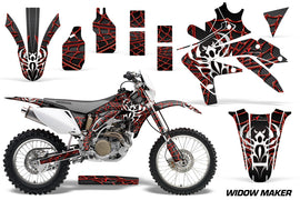Dirt Bike Decal Graphics Kit Sticker Wrap For Honda CRF450X 2005-2016 WIDOW RED BLACK-atv motorcycle utv parts accessories gear helmets jackets gloves pantsAll Terrain Depot